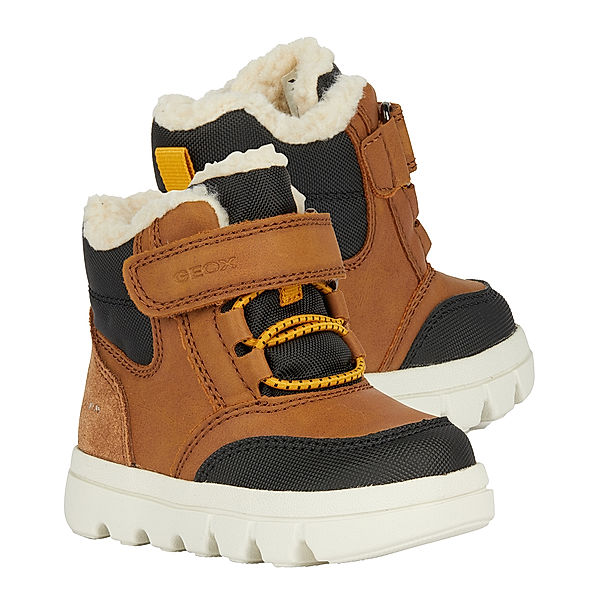 GEOX Winterboots WILLABOOM gefüttert in tobacco/black