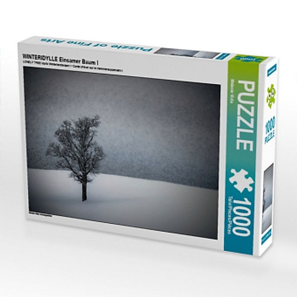 WINTERIDYLLE Einsamer Baum I (Puzzle), Melanie Viola