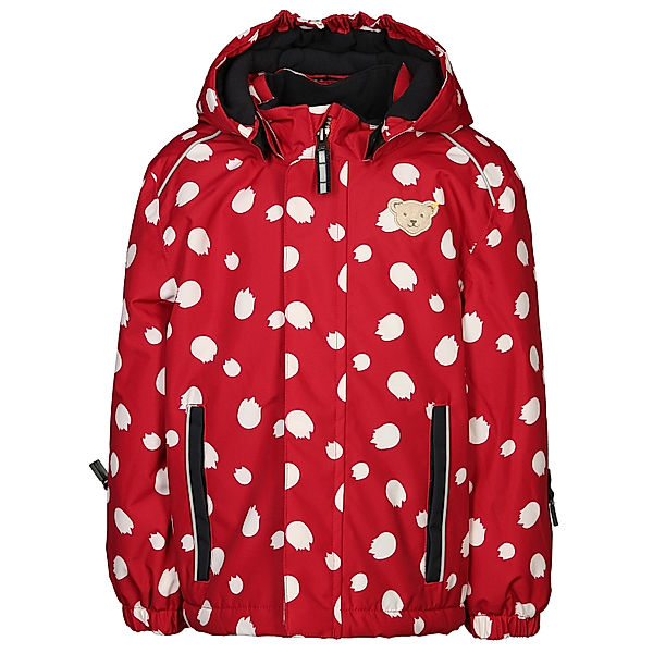 Steiff Winterjacke DOTS in tango red