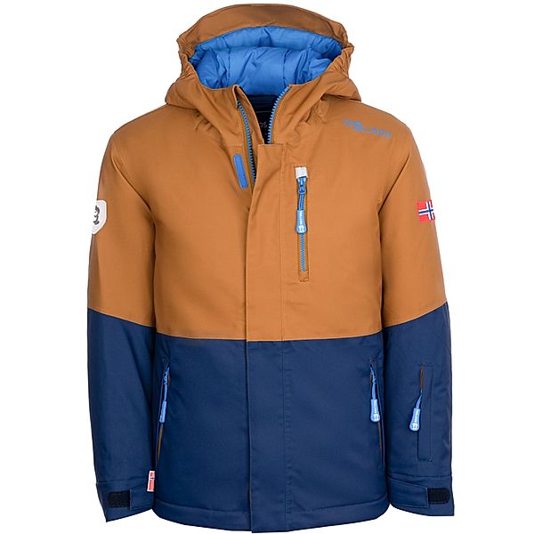 TROLLKIDS Winterjacke KIDS HALLINGDAL in bronze/navy