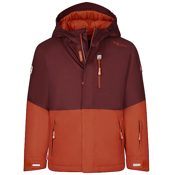 TROLLKIDS Winterjacke KIDS HALLINGDAL in chestnut/orange