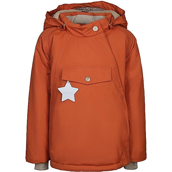 MINI A TURE Winterjacke MATWANG mit Kunstfell in ginger bread brown