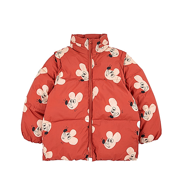 Bobo Choses Winterjacke MOUSE ALL OVER in braun