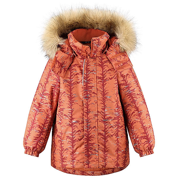 Reima Winterjacke SPRIG mit Kunstfellbesatz in orange