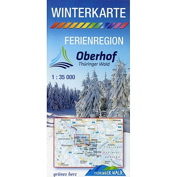 Winterkarte WM Ferienregion Oberhof