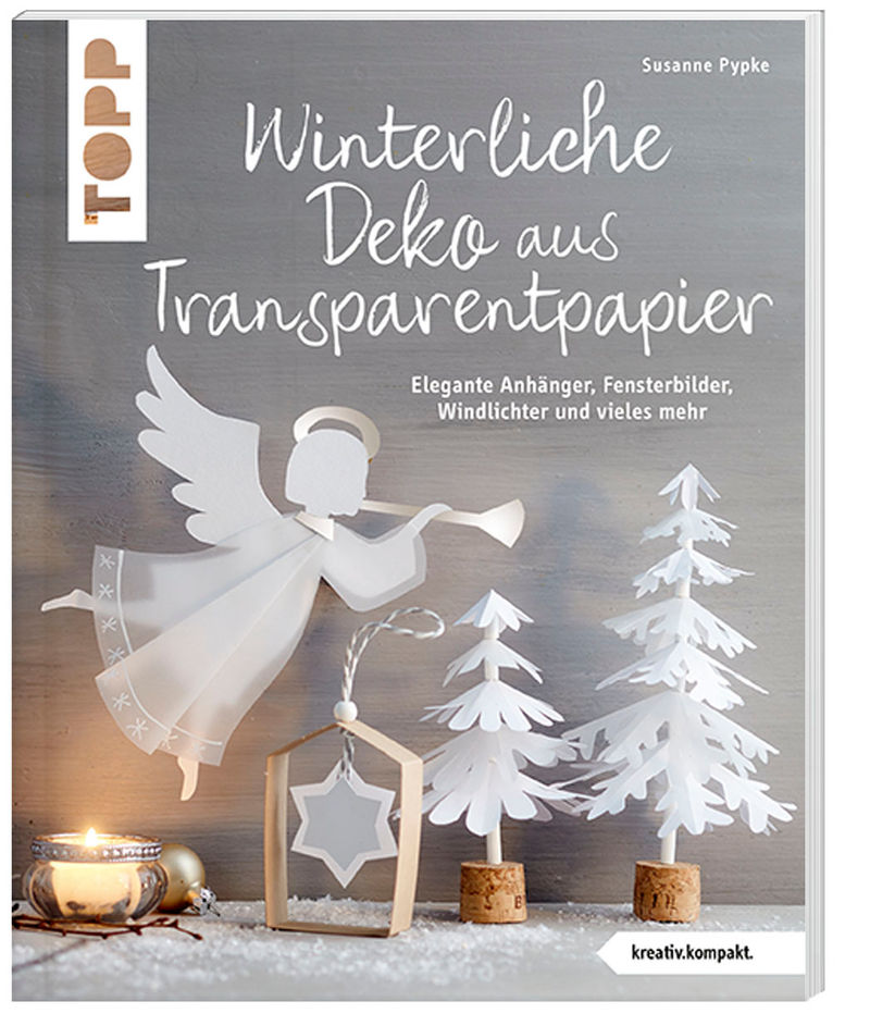 Buch aus Transparentpapier Deko Winterliche versandkostenfrei