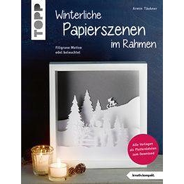 Winterliche Papierszenen im Rahmen, Armin Täubner