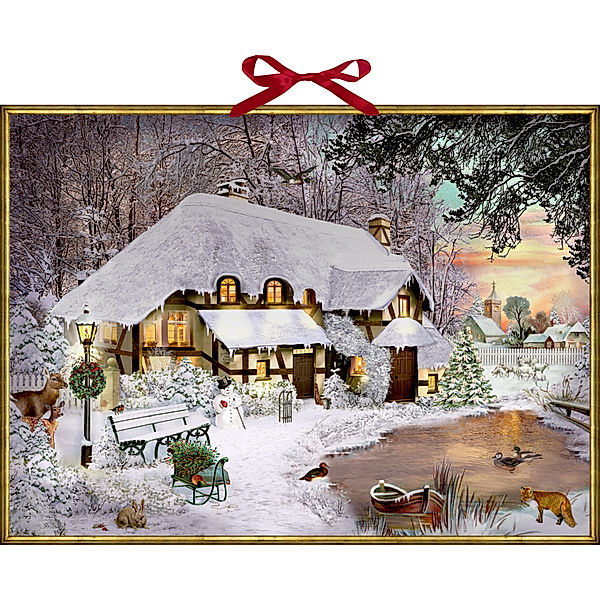Winterliches Cottage, Adventskalender