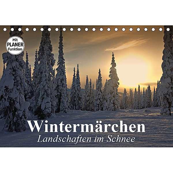 Wintermärchen. Landschaften im Schnee (Tischkalender 2019 DIN A5 quer), Elisabeth Stanzer