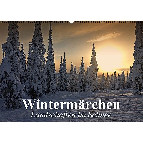 Wintermärchen Landschaften im Schnee (Wandkalender 2018 DIN A2 quer), Elisabeth Stanzer