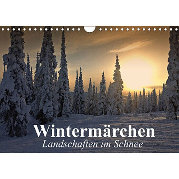 Wintermärchen Landschaften im Schnee (Wandkalender 2022 DIN A4 quer), Elisabeth Stanzer