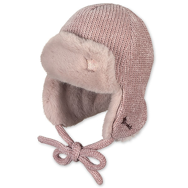 Sterntaler Wintermütze KLEINER FLIEGER in rosa