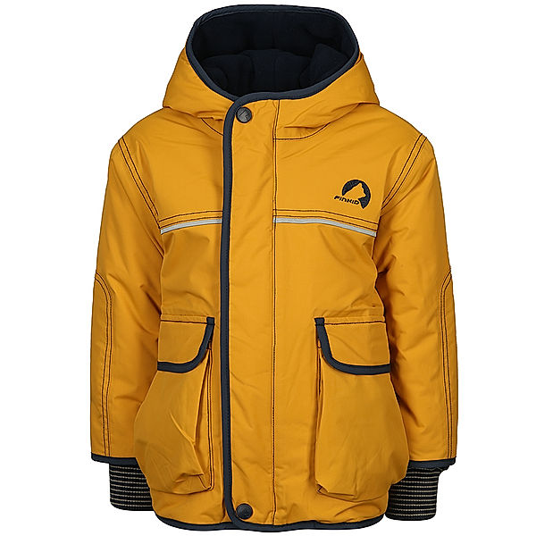 finkid Winterparka TALVI EKO in golden yellow/navy