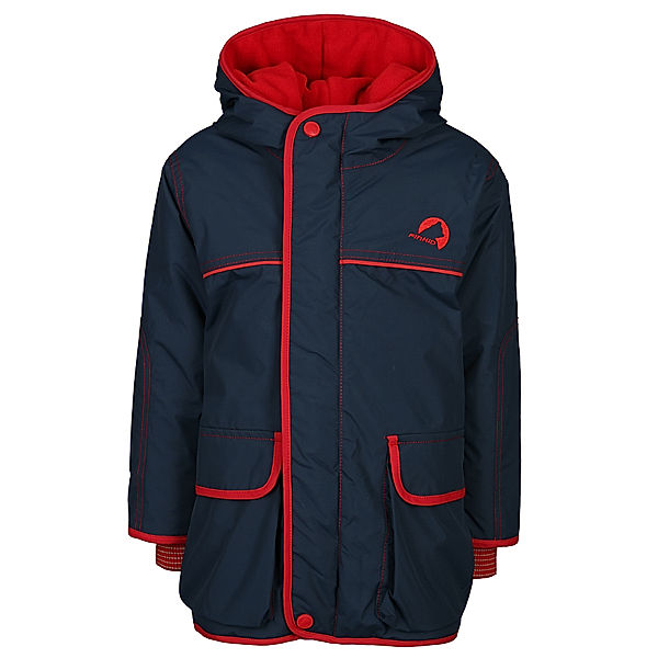 finkid Winterparka TALVI in navy/red