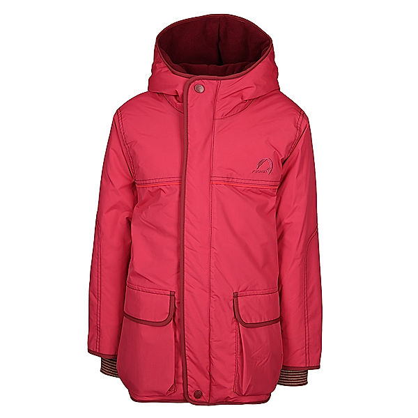 finkid Winterparka TALVI in persian red/cabernet