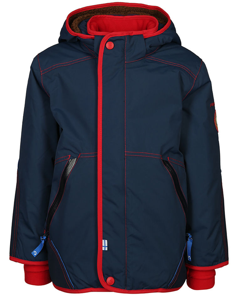 Winterparka TALVINEN HUSKY in navy red kaufen | tausendkind.de