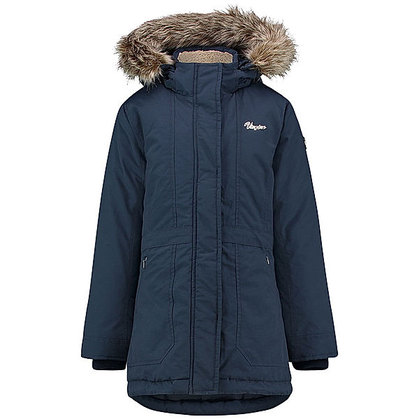 Vingino Winterparka TRIJNE mit Kunstfellbesatz in dark blue