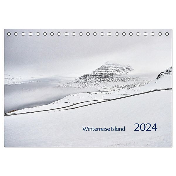 Winterreise Island (Tischkalender 2024 DIN A5 quer), CALVENDO Monatskalender, Calvendo, Martin Maria Mayer