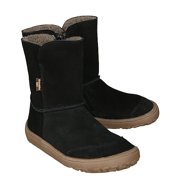 froddo® Winterstiefel BAREFOOT TEX SUEDE in black