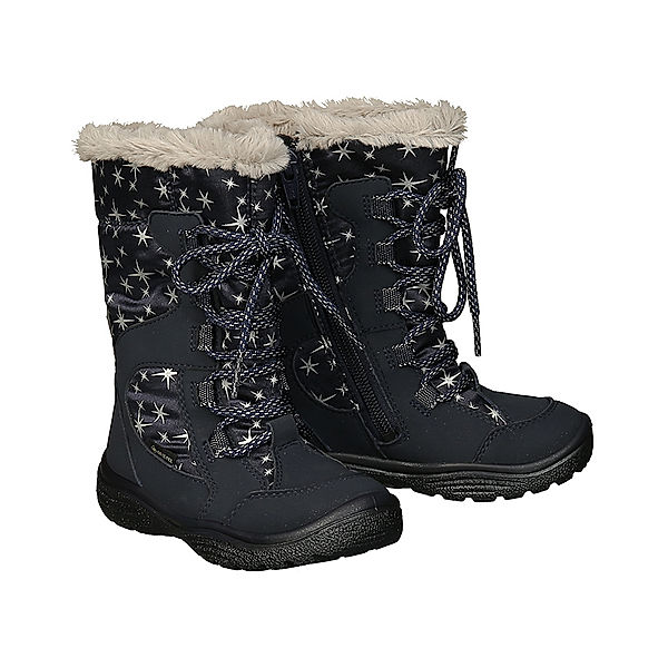 Superfit Winterstiefel CRYSTAL – STARRY SKY gefüttert in dunkelblau