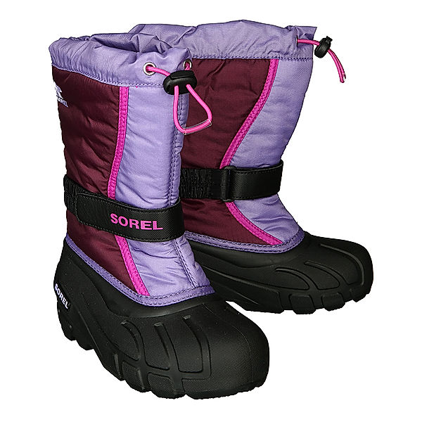 SOREL Winterstiefel FLURRY™ gefüttert in weinrot/lila