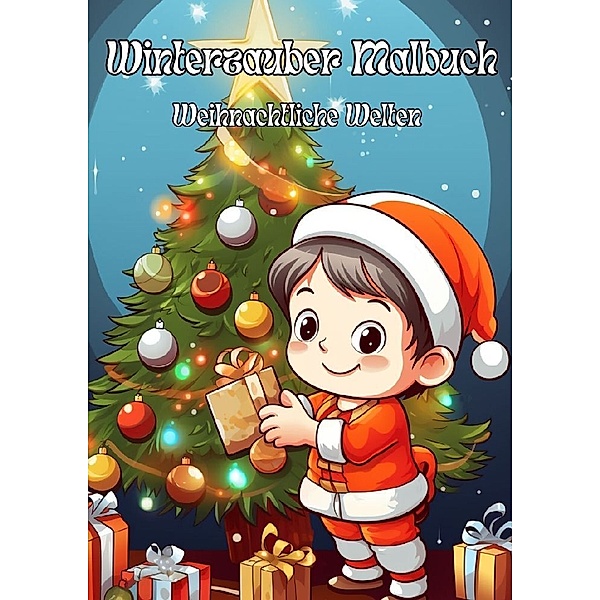 Winterzauber Malbuch: Weihnachtliche Welten für kleine Künstler, Christian Hagen
