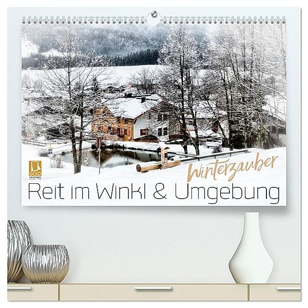 WINTERZAUBER Reit im Winkl und Umgebung (hochwertiger Premium Wandkalender 2024 DIN A2 quer), Kunstdruck in Hochglanz, Melanie Viola