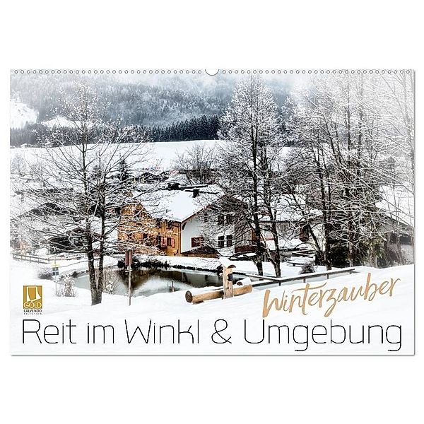 WINTERZAUBER Reit im Winkl und Umgebung (Wandkalender 2024 DIN A2 quer), CALVENDO Monatskalender, Melanie Viola