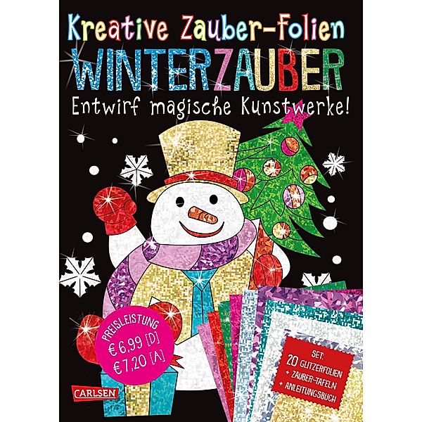 Winterzauber: Set mit 10 Zaubertafeln, 20 Folien und Anleitungsbuch / Kreative Zauber-Folien Bd.6, Anton Poitier