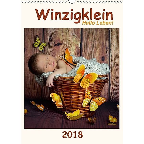 Winzigklein - Hallo Leben! (Wandkalender 2018 DIN A3 hoch), HETIZIA Fotodesign