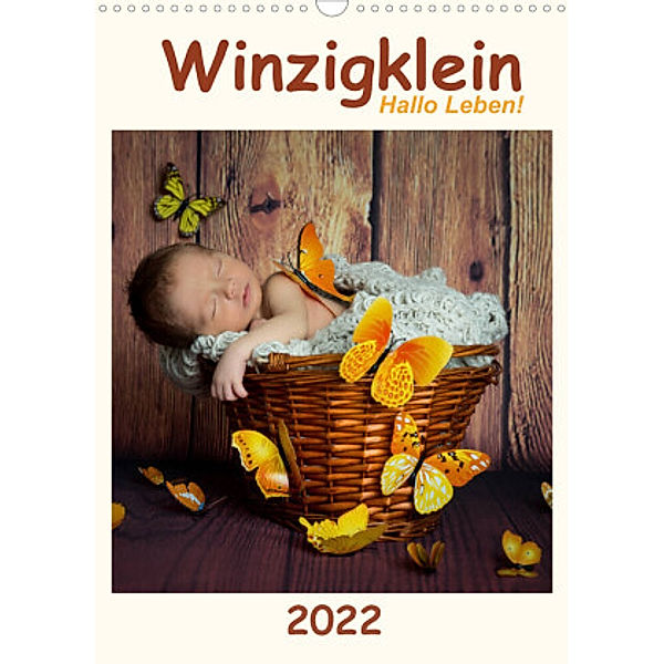 Winzigklein - Hallo Leben! (Wandkalender 2022 DIN A3 hoch), HETIZIA Fotodesign