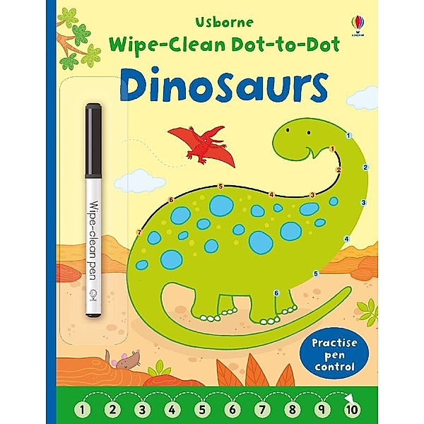 Wipe-clean Dot-to-dot Dinosaurs, Felicity Brooks