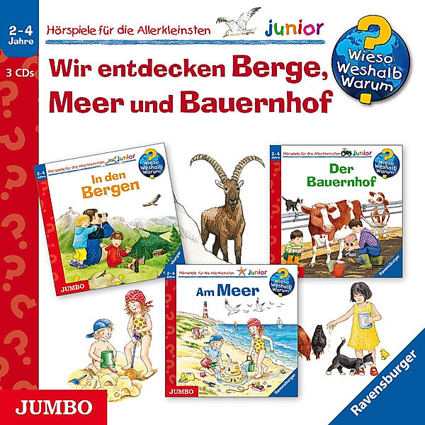 Wir Entdecken Berge,Meer Und Bauernhof (Box), Wieso? Weshalb? Warum? Junior