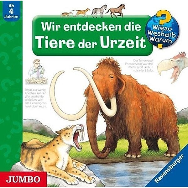 Wir entdecken die Tiere der Urzeit, 1 Audio-CD