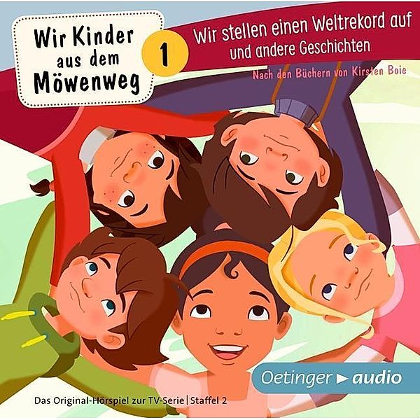 Wir Kinder aus dem Möwenweg 1. Wir stellen einen Weltrekord auf und andere Geschichten, 1 Audio-CD, Kirsten Boie