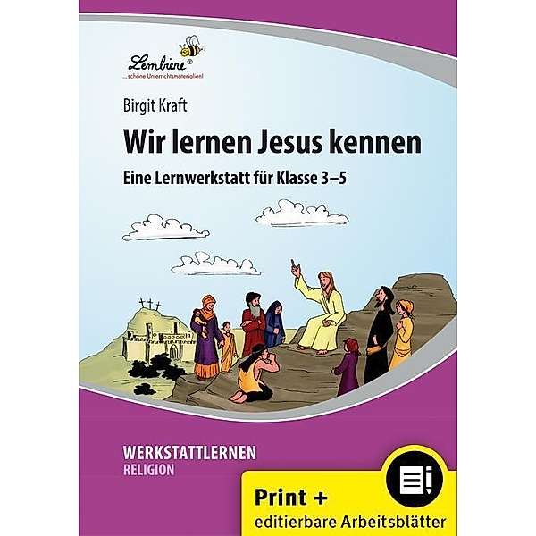 Wir lernen Jesus kennen, m. 1 CD-ROM, Birgit Kraft