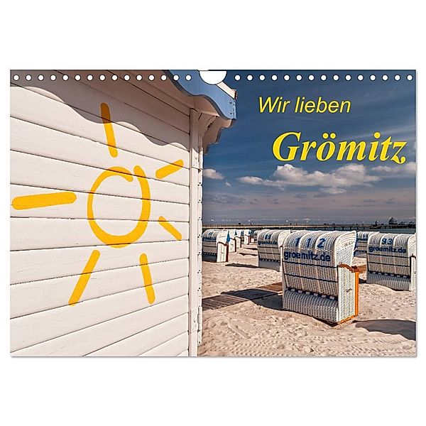 Wir lieben Grömitz (Wandkalender 2024 DIN A4 quer), CALVENDO Monatskalender, Nordbilder