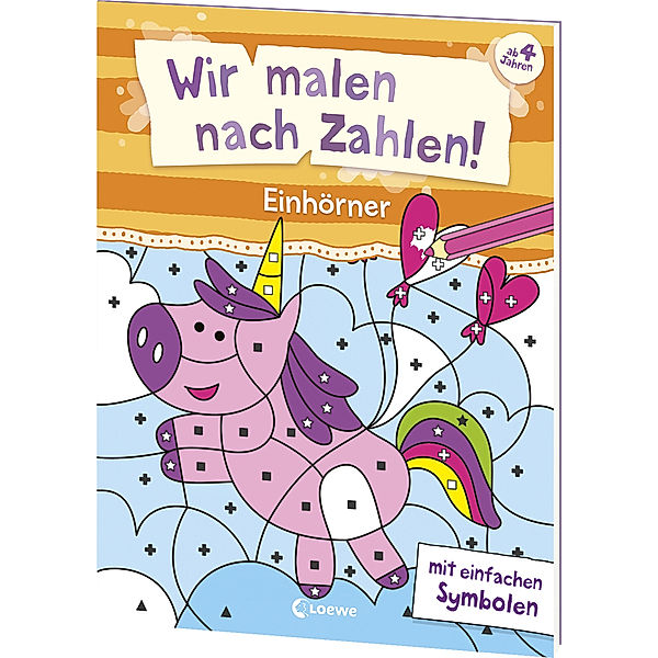 Wir malen nach Zahlen! - Einhörner