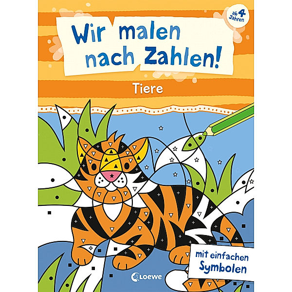 Wir malen nach Zahlen! - Tiere