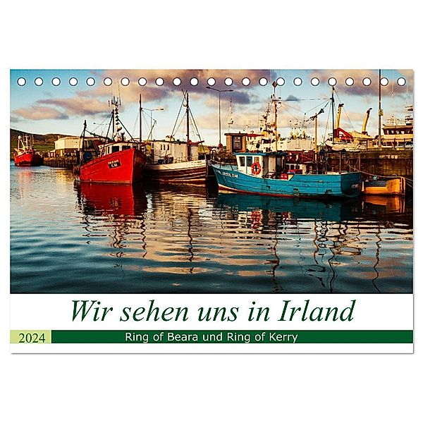 Wir sehen uns in Irland - Ring of Beara und Ring of Kerry (Tischkalender 2024 DIN A5 quer), CALVENDO Monatskalender, Christoph Schoder