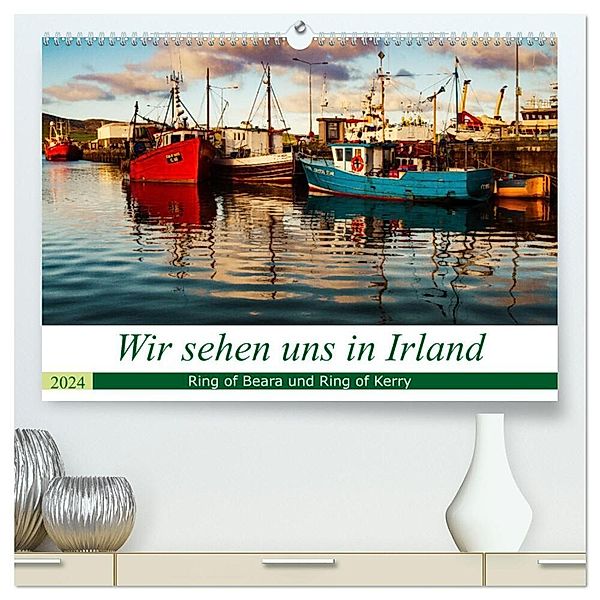 Wir sehen uns in Irland - Ring of Beara und Ring of Kerry (hochwertiger Premium Wandkalender 2024 DIN A2 quer), Kunstdruck in Hochglanz, Christoph Schoder