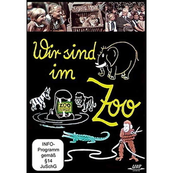 Wir sind im Zoo (historische Aufnahmen Zoo Leipzig 1953), 1 DVD