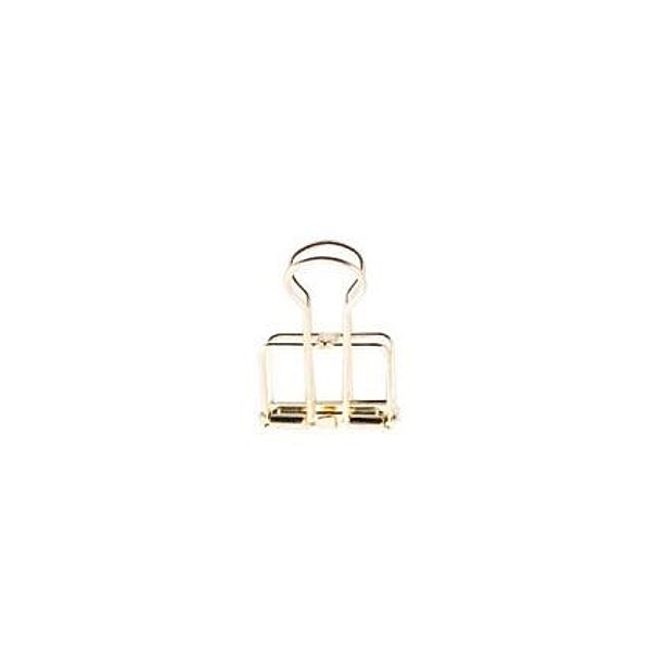 Wire Clips 19 mm, Gold