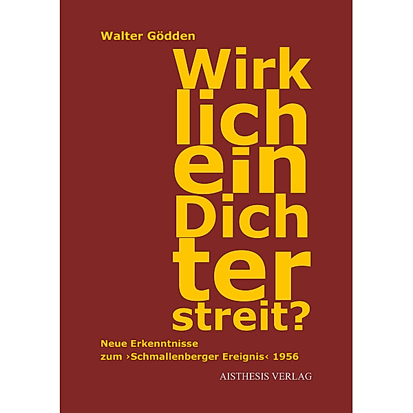 Wirklich ein Dichterstreit?, Walter Gödden