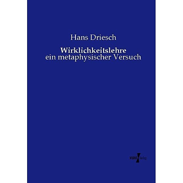 Wirklichkeitslehre, Hans Driesch