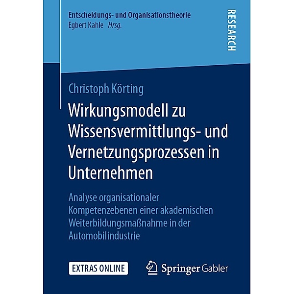 Wirkungsmodell zu Wissensvermittlungs- und Vernetzungsprozessen in Unternehmen / Entscheidungs- und Organisationstheorie, Christoph Körting