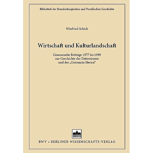 Wirtschaft und Kulturlandschaft, Winfried Schich