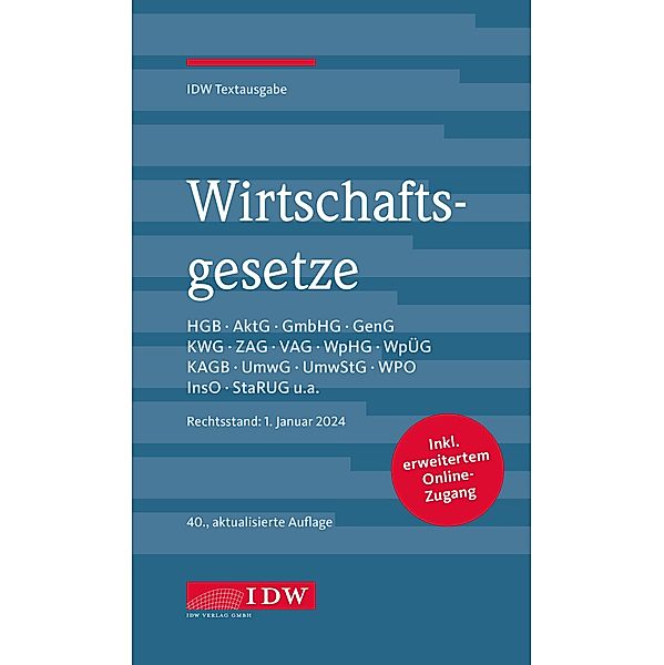 Wirtschaftsgesetze 2024