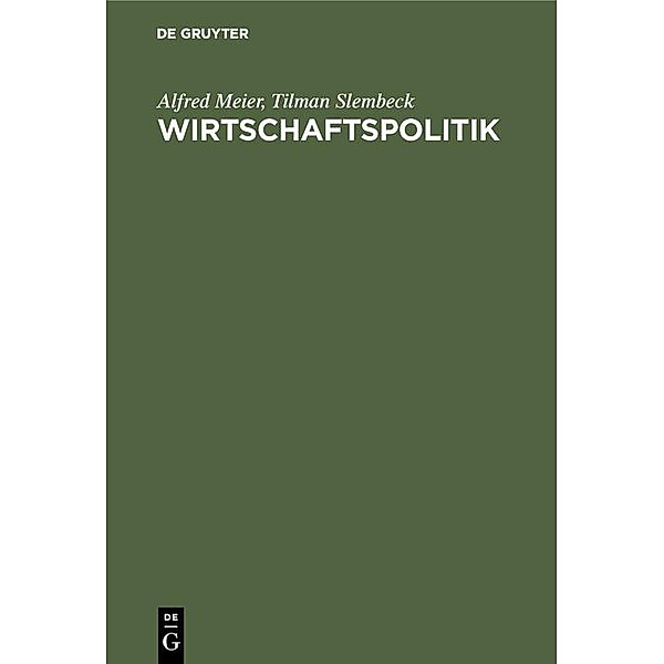 Wirtschaftspolitik / Jahrbuch des Dokumentationsarchivs des österreichischen Widerstandes, Alfred Meier, Tilman Slembeck