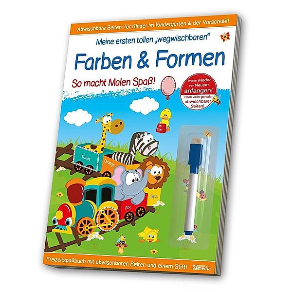 Wisch-Weg-Buch - Erste Formen und Farben